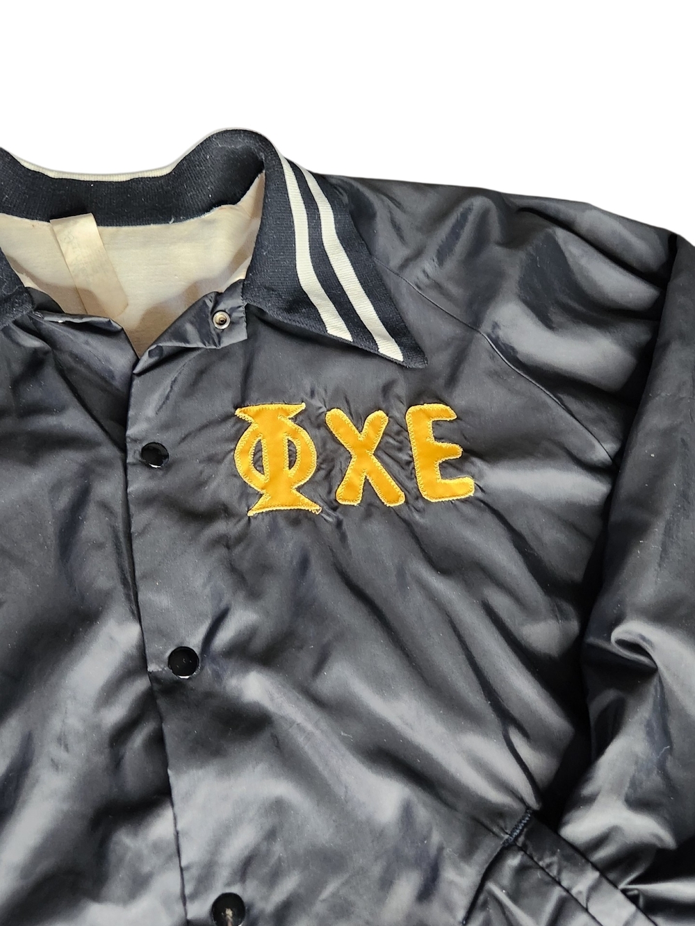 70's Vintage Satin Phi Kappa Sigma Varsity Bomber